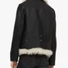 Quimby 2-in-1 Shearling Aviator Top Leather Jacket