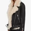 Quimby 2-in-1 Shearling Aviator Leather Jacket