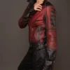 Rachel Red Women’s Leather Motorcycle Top Leather Jacket