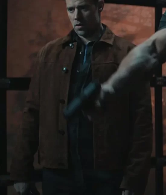 Reacher Shaun Sipos Brown Real Leather Jacket