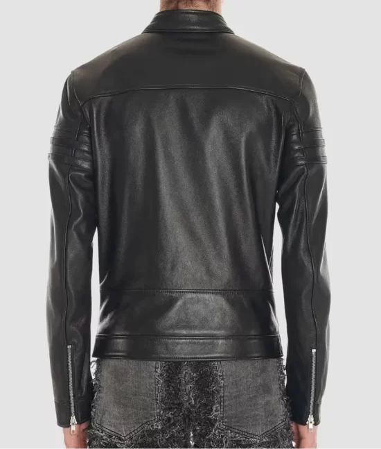 Ricardo Slim Cafer Racer Real Leather Jacket