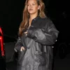 Rihanna Fenty Black Leather Jacket 3