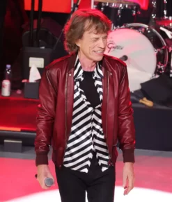 Rolling Stones Mick Jagger Leather Jacket