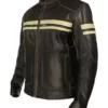 Rubicon Cafe Racer Real Leather Jacket