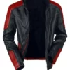 Russi Red and Black Cafe Racer Jacket