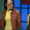 SNL 2023 Jenna Ortega Leather Jacket