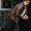 Sebastian Stan A Different Man Brown Real Leather Jacket