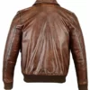 Sebastian Stan The Devil All the Time Brown Bomber Luxury Leather Jacket