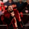 Seth Rollins Fur Collar Black Genuine Leather Jacket – Royal Rumble 2023