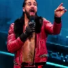 Seth Rollins Red Leather Jacket
