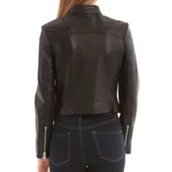 Shadowhunters S03 Clary Fray Real Black Leather Jacket