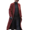 Shaft Samuel L. Jackson Real Leather Brown Coat