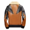 Sheepskin Shearling Bomber Leather Jacket