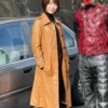 Shin Kamen Rider Ruriko Midorikawa Brown Top Leather Coat