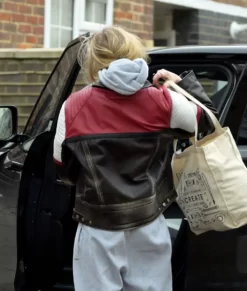 Sophie Turner Biker Leather Jacket