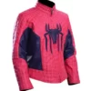 Spider Man Pink Color Top Leather Jackets