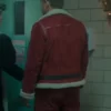 Spirited Ryan Reynolds Santa Red Original Leather jackets