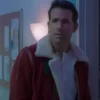 Spirited Ryan Reynolds Santa Red Prenium Leather jackets
