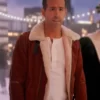 Spirited Ryan Reynolds Santa Red Real Leather jackets