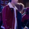 Spirited Ryan Reynolds Santa Red Top Leather jackets