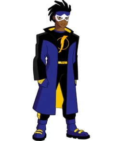 Static Shock Costume Top Leather Jacket
