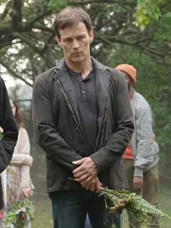 Stephen Moyer The Gifted Suede Leather Blazer