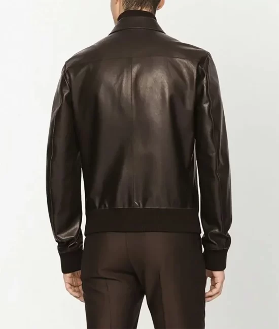 Succession Jeremy Kendall Roy Top Leather Jacket
