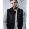 Supernatural Dean Winchester Black Leather Vest