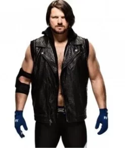 TNA AJ Style Black Leather Jacket
