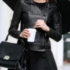 Taylor Swift Black Biker Leather Jacket