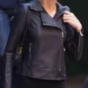 Taylor Swift Black Biker Pure Leather Jacket