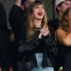 Taylor Swift Black Real Leather Jacket
