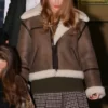Taylor Swift Brown Aviator Real Leather Jacket