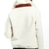 The Bachelorette S20 Charity Lawson White Pure Shearling Jacket