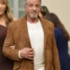 The Family Stallone Sylvester Stallone Brown Suede Blazer