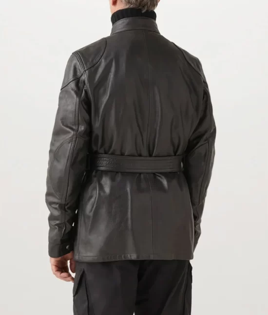 The Good Doctor Daniel Dae Kim Black Leather Jacket Back