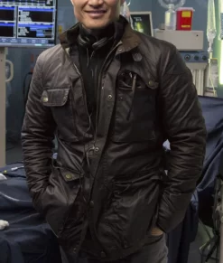 The Good Doctor Daniel Dae Kim Black Real Leather Jacket