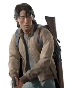 The Last Of Us Part II Jesse Brown Bomber Leather Jacket