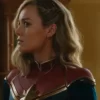 The Marvels Brie Captain Marvel Leather Jacket