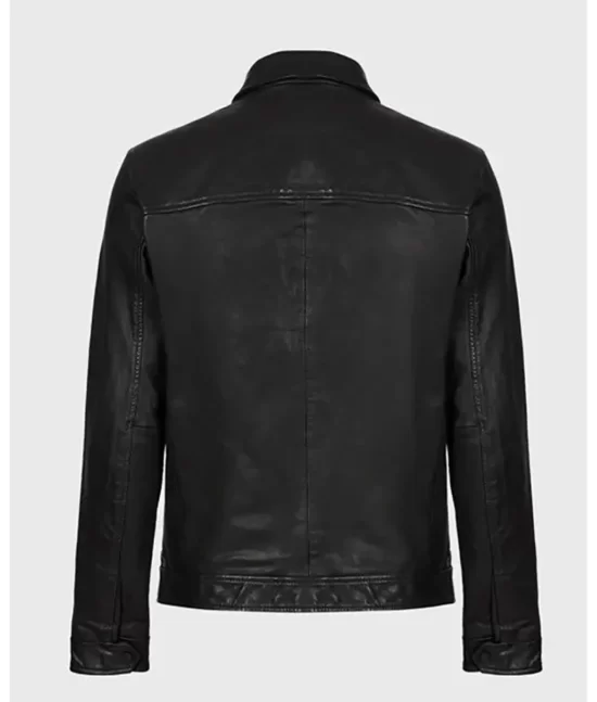 The Out-Laws Pierce Billy McDermott Black Top Leather Jacket