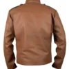 The Rocketeer Billy Campbell (Cliff) Brown Iconic Top Leather Jackets