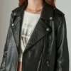 The Rolling Stones Black Leather Jacket