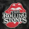 The Rolling Stones JFK Black Biker Top Leather Jacket