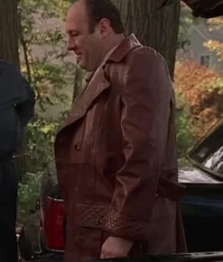 The Sopranos S02 Tony Soprano Best Leather Coat
