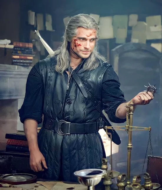 The Witcher Henry Cavill Geralt of Rivia Long Vest