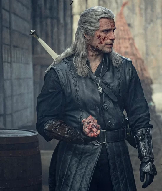 The Witcher Henry Cavill Geralt of Rivia Long Vests