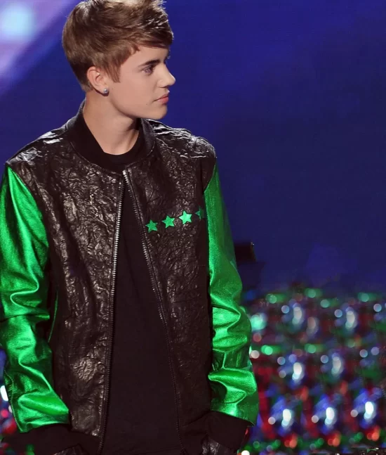 The X Factor Justin Bieber Top Leather Jacket