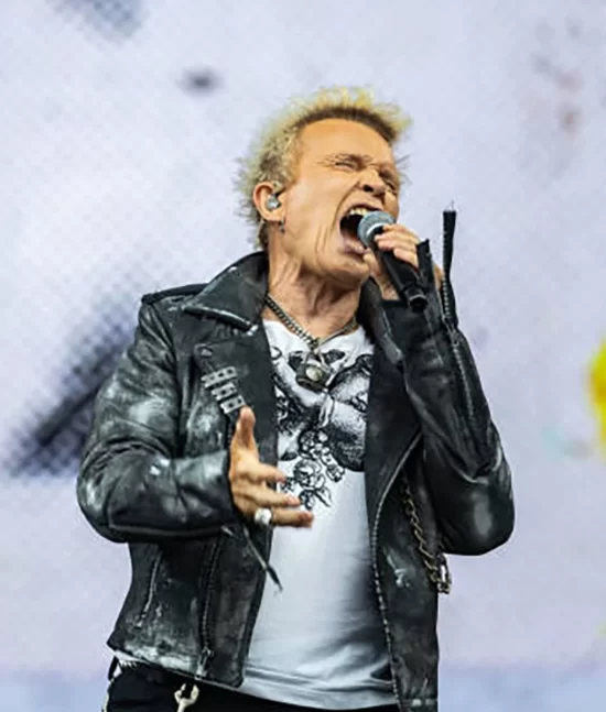 Tons of Rock 2023 Billy Idol Geniune Leather Jacket