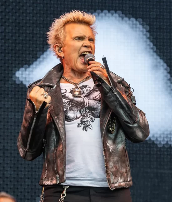 Tons of Rock 2023 Billy Idol Leather Jacket