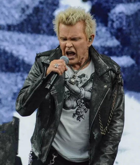 Tons of Rock 2023 Billy Idol Top Leather Jacket